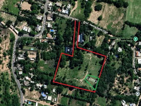 Terreno en Venta de 640,0 m2