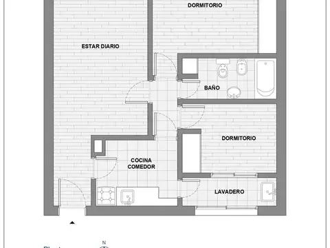 Departamento en Venta de 4 ambientes