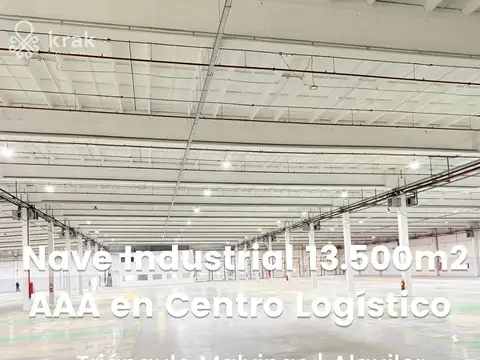 Alquiler nave industrial divisible 13.000m2 en Tortuguitas