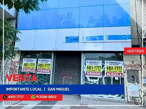 Local - Venta - Argentina, San Miguel - Av. Pres.  Juan Domingo Perón 1184