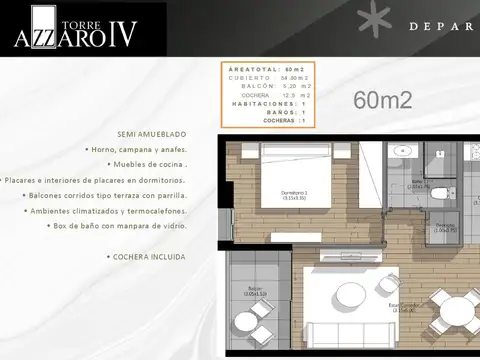 Departamento en venta en emprendimiento Azzaro IV
