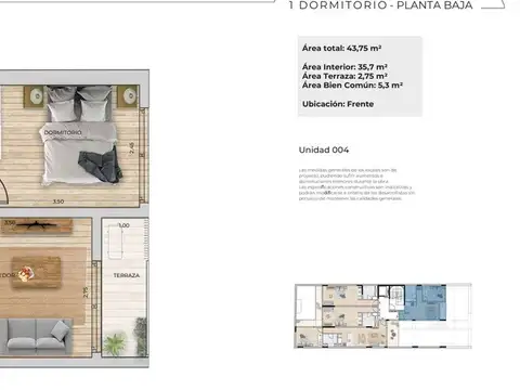 Departamento en Venta en Punta Carretas, USD 161.150
