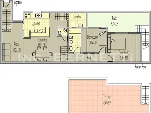 Depto Tipo Casa en Venta en Villa Pueyrredon, USD 169.900