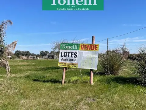 Terreno en Venta 20  mts Frente