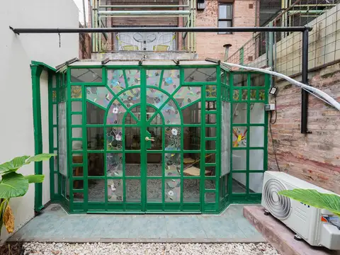 Departamento premium de dos ambientes con patio amoblado alquiler temporario en Palermo Hollywood