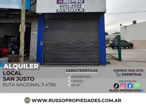Local en Alquiler en San Justo, Partido de La Matanza