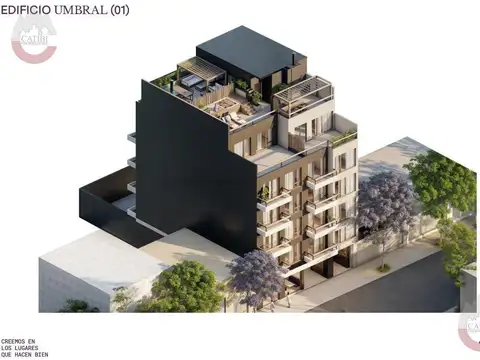 Terraza Privada de Uso Exclusivo | Solo para Propietarios de Umbral 1 | Centro de Bariloche - "6-A"