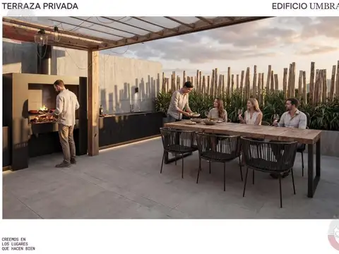 Terraza Privada de Uso Exclusivo | Solo para Propietarios de Umbral 1 | Centro de Bariloche - "6-A"