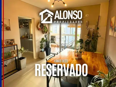 Departamento 3 Ambientes con Balcón en Venta en Lanús