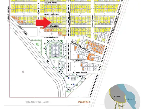 Inmigrantes lote 538 - Campiñas de Piñero