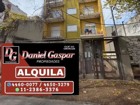 ALQUILER – DEPARTAMENTO 2 AMBIENTES AL FRENTE – SEMIPISO
