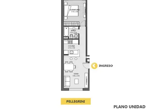 Departamento en Venta en Nuestra Señora De Lourdes, Rosario