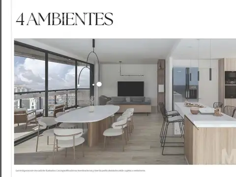 Departamento en Venta en Parque Centenario, USD 398.000