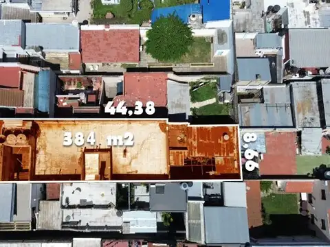 Lote 8,66 x 44,38 con galpón y departamentos a refaccionar – Barracas
