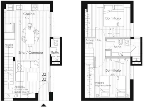 Departamento en Venta de 3 ambientes
