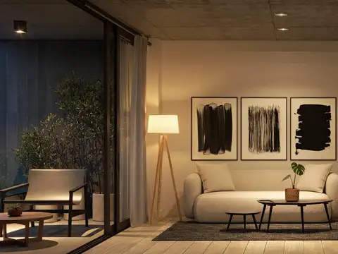 Departamento Monoambiente con 1 baño