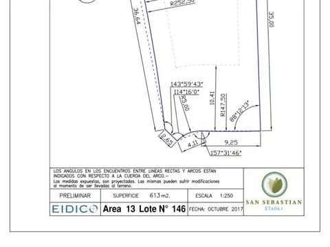 Terreno en Venta en San Sebastian, USD 17.000