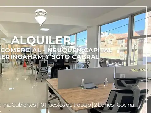 ALQUILER DE OFICINA COMERCIAL AMOBLADA NQN CAPITAL