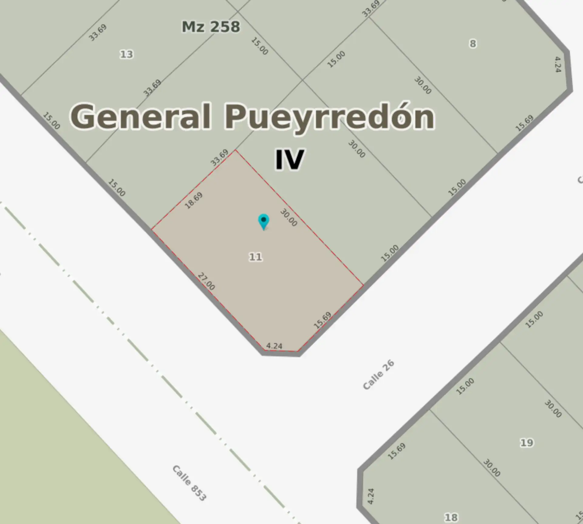 VENTA Terreno en esquina 556 m² - Chapadmalal