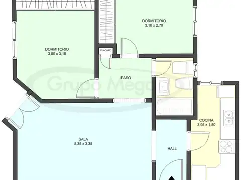 Departamento en Venta de 2 dormitorios