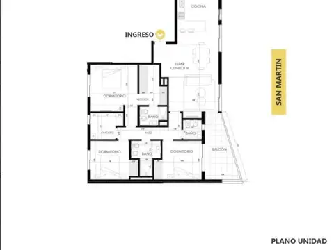 Venta - Departamento 3 dormitorios en zona Río - Parque España, Centro, Rosario.