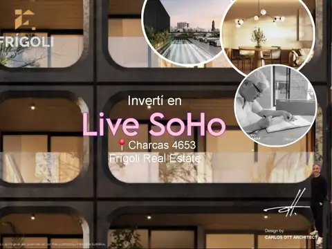 UF 604 – 6º Piso – 2 Ambientes 45,97 m² Contrafrente – Vista Noreste Live SoHo Palermo – Charcas 4653