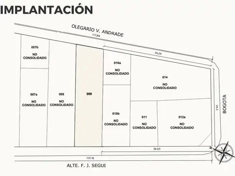 Terreno en Venta de 303,0 m2