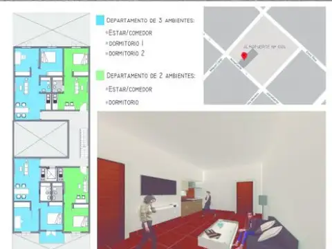 ALMAFUERTE 1000, Piso 2