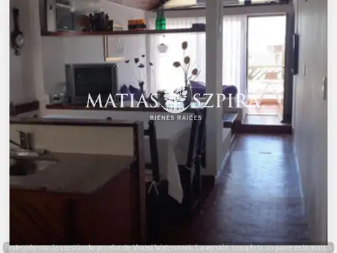 Departamento 2 ambientes con 1 baño