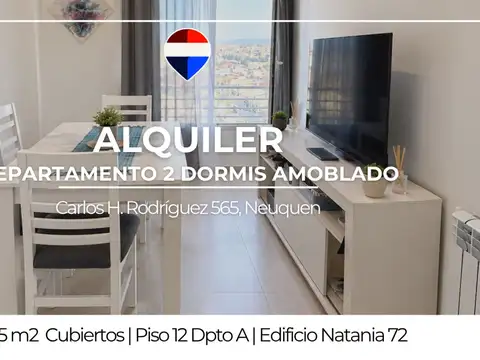 Alquiler 2 dormis amoblado neuquen