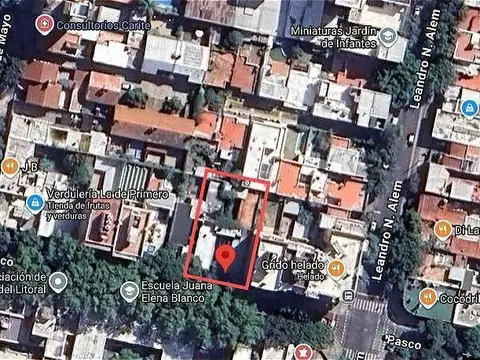 Terreno en Venta 28  mts Fondo