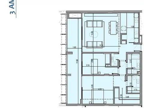 Departamento en Venta al Oeste