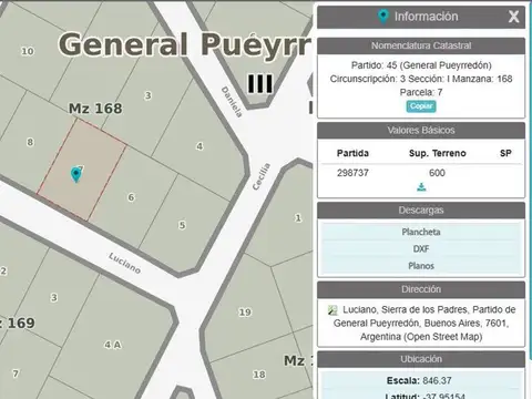 VENTA DE LOTE EN SIERRA DE LOS PADRES OPORTUNIDAD!
