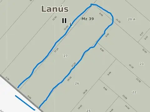 VENTA DE LOTE EN LANUS ESTE CON CASA Y DEPTO