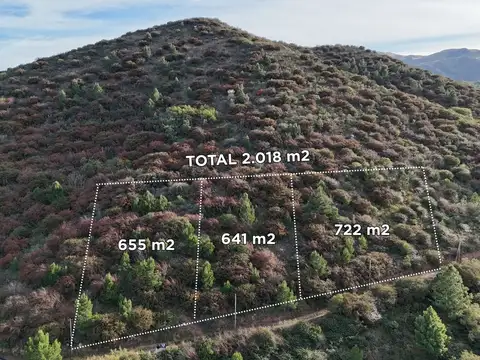 VENTA 3 LOTES DE 2.018 M2 EN TOTAL EN LA CUMBRE