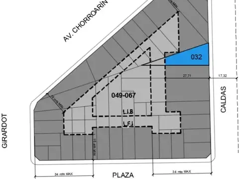 Terreno en Venta de 304,0 m2