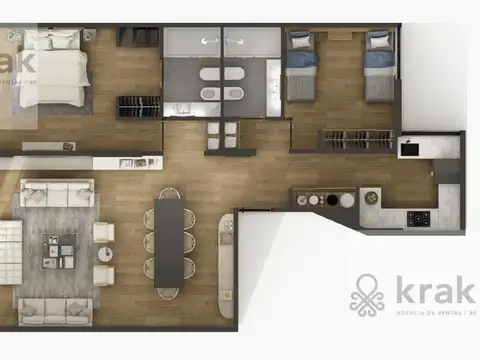 Departamento en de Categoria en Recoleta