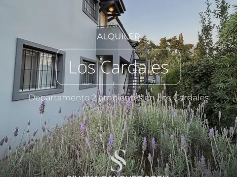 DEPARTAMENTO 2 AMBIENTES ALQUILER LOS CARDALES