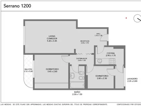 Departamento en Venta de 3 ambientes