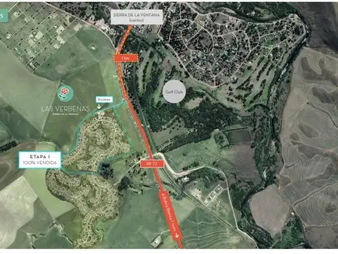 Terreno en Venta en Sierra de la Ventana, USD 36.000