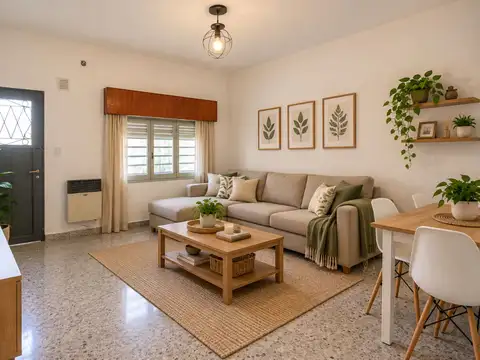 Casa 3 ambientes con 1 baño