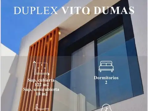 DUPLEX a ESTRENAR en Punta Chica 3 dormitorios