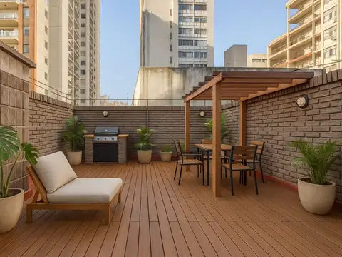 DEPTO. 2-3 AMBIENTES TERRAZA PALERMO