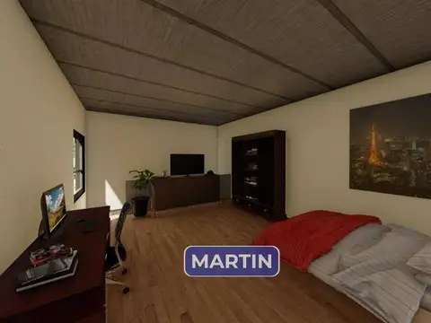 Departamento 2 ambientes con 1 baño