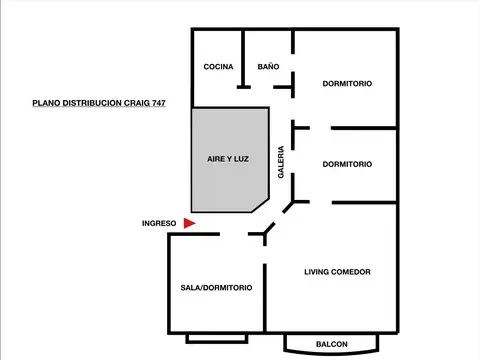 Depto Tipo Casa en Venta en Caballito Sur, USD 139.000