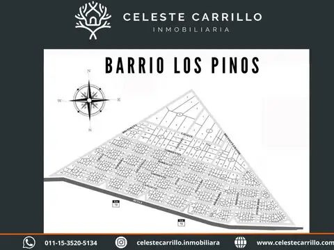 Terreno en Venta de 5.182 m² arbolado en Barrio Los Pinos