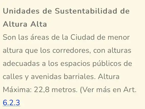 Terreno en Venta 9  mts Frente