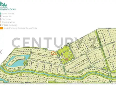 Venta de Lote 70 en Campos de Roca II.