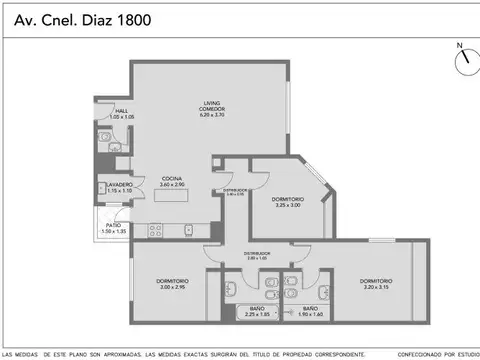 Departamento en Venta de 3 dormitorios