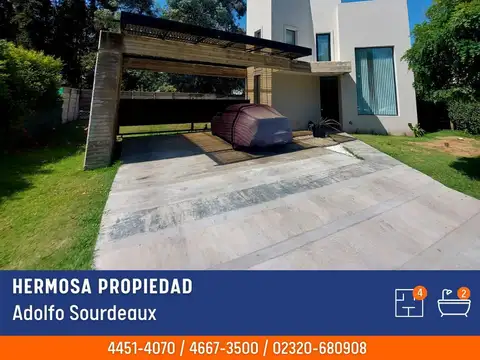 Casa - Venta - Argentina, Adolfo Sourdeaux - Pelagio Luna 201